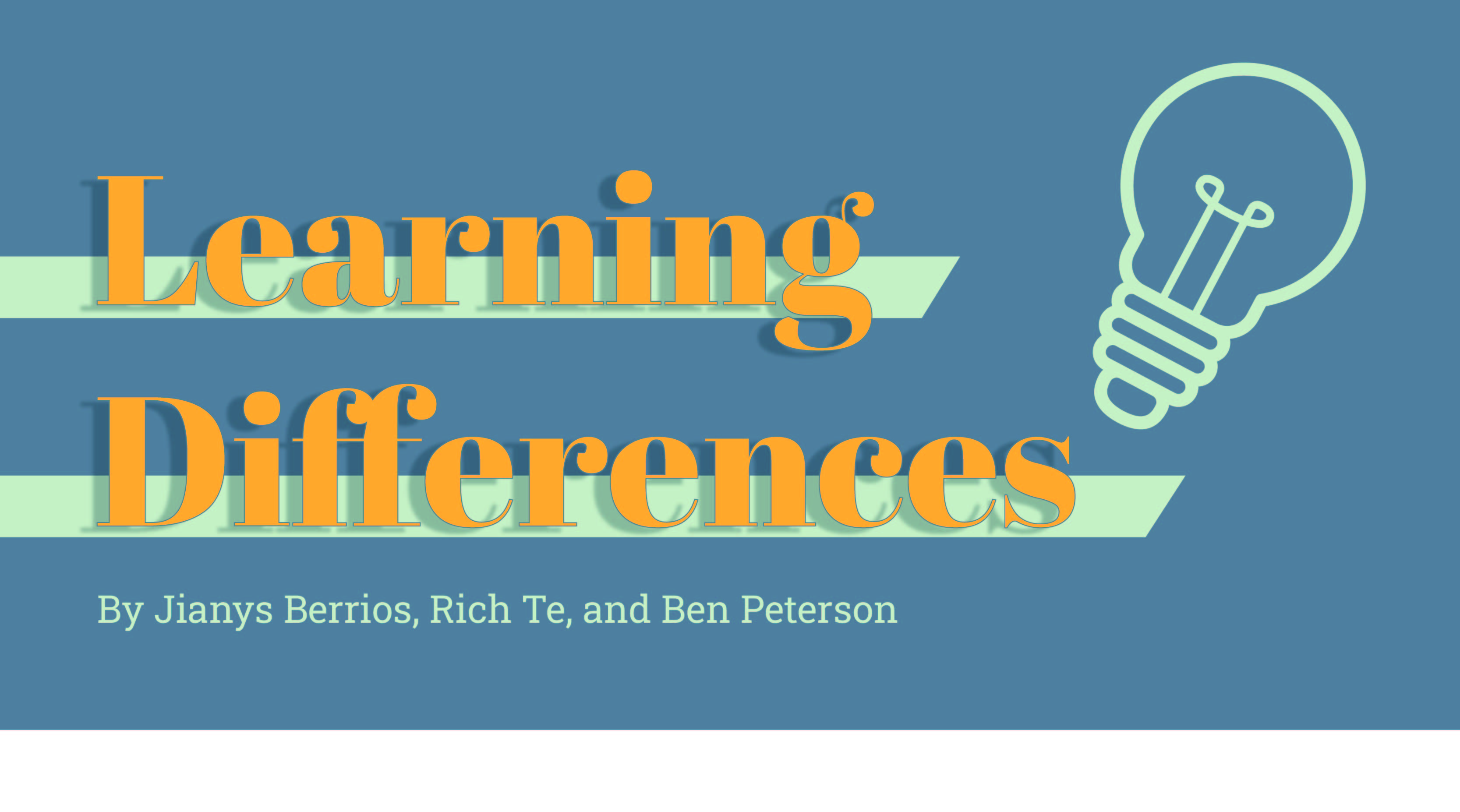 Learning Differences Title Image